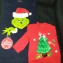 Maglietta natalizia Grinch cucita a mano by Macrea
